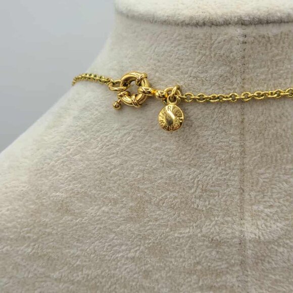 J Crew Faux Pearl Crystal Station Necklace NWOT! - Picture 8 of 8